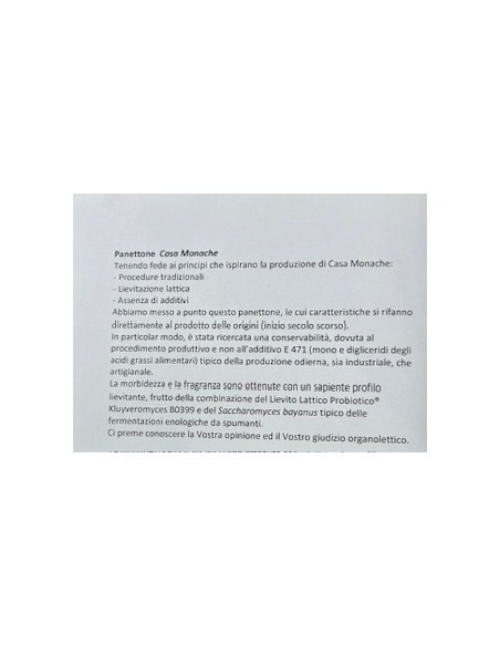 Panettone di Casa Monache