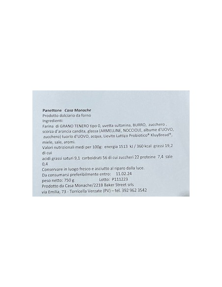 Panettone di Casa Monache
